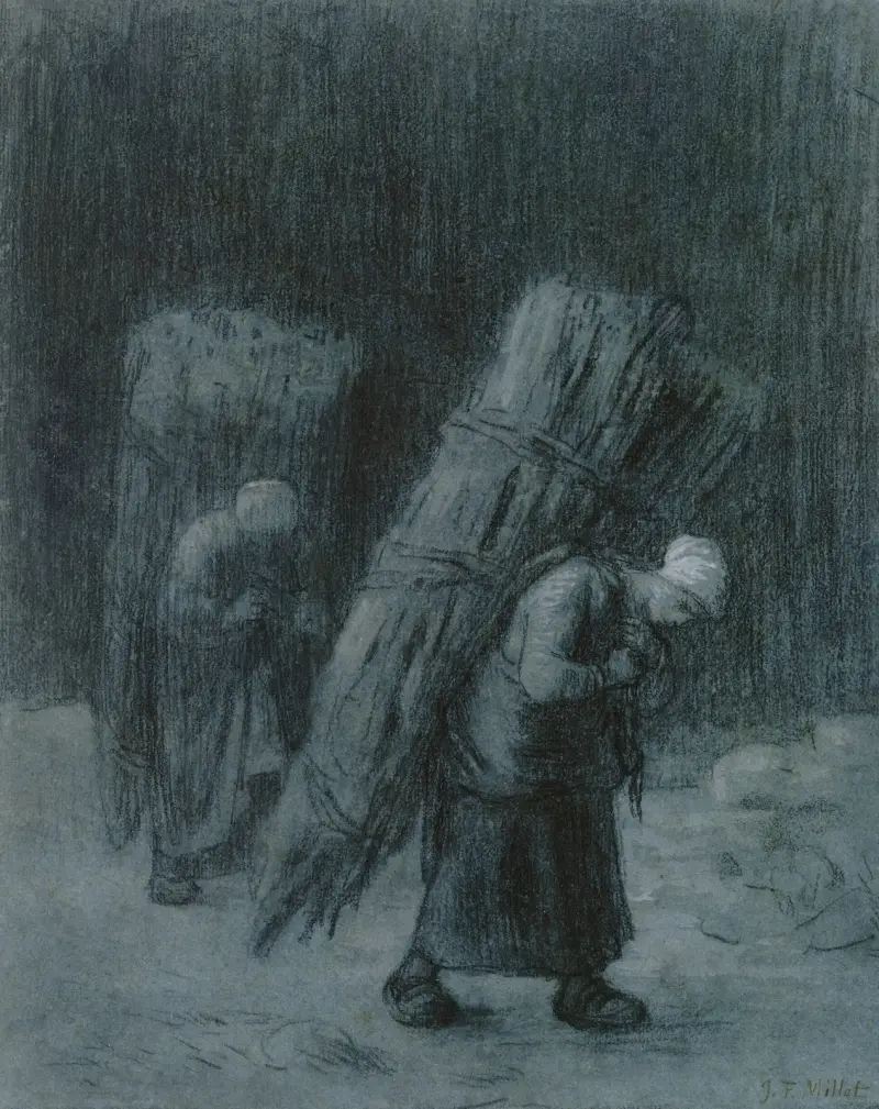 Women Carrying Faggots av Jean-François Millet