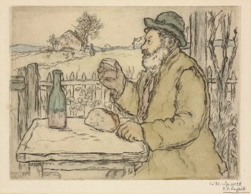 A Votre Santé av Jean François Raffaëlli