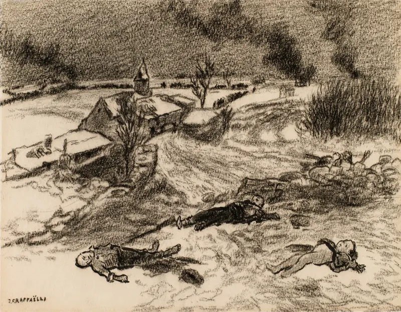 Nach der Schlacht von Jean François Raffaëlli