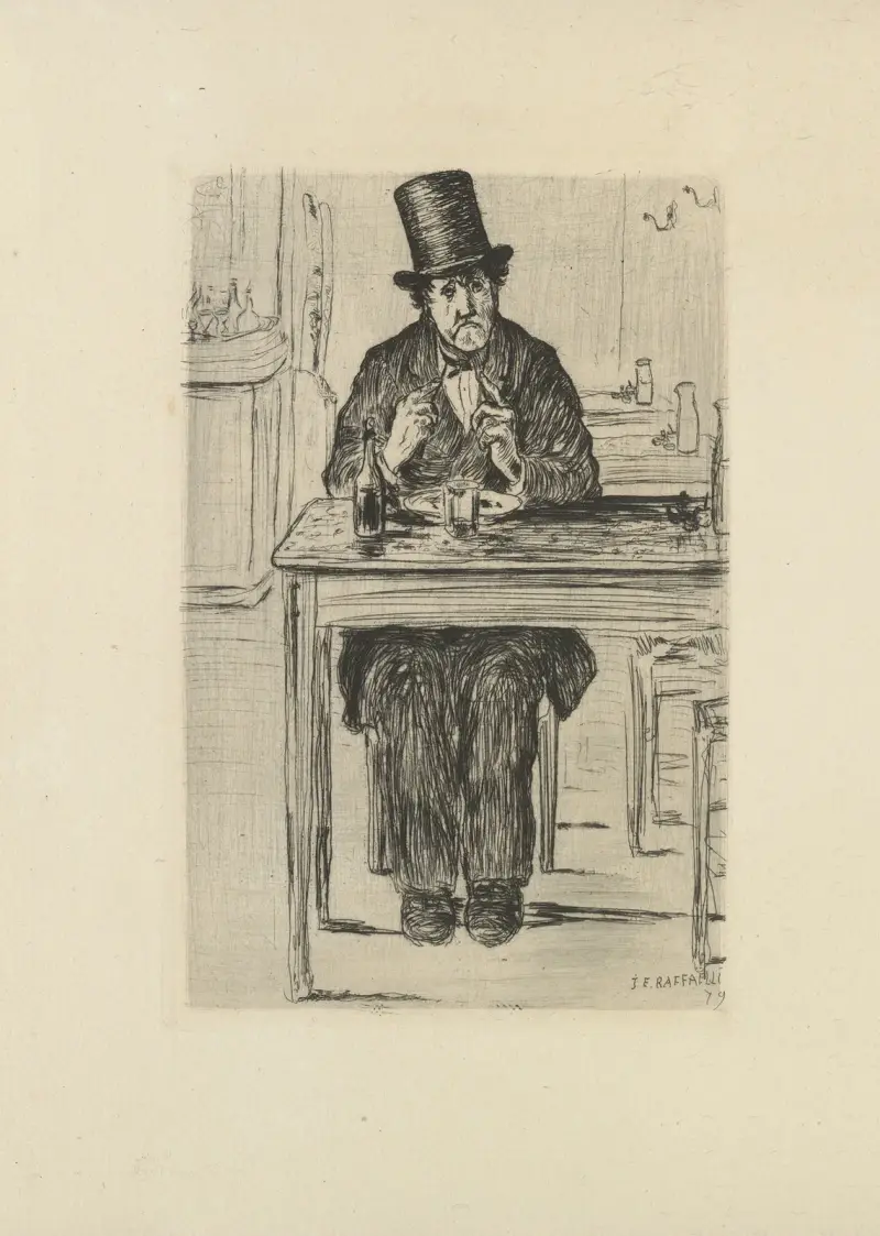 Parisiska skisser Pl.09 av Jean François Raffaëlli