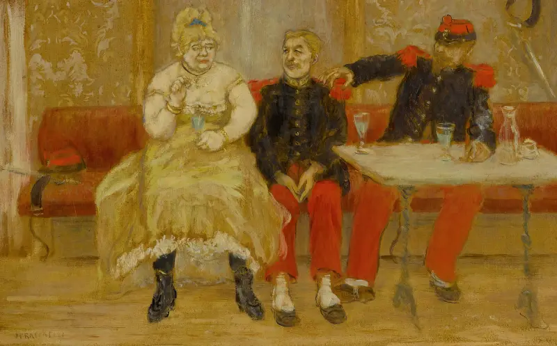 Den starka sångerskan av Jean François Raffaëlli