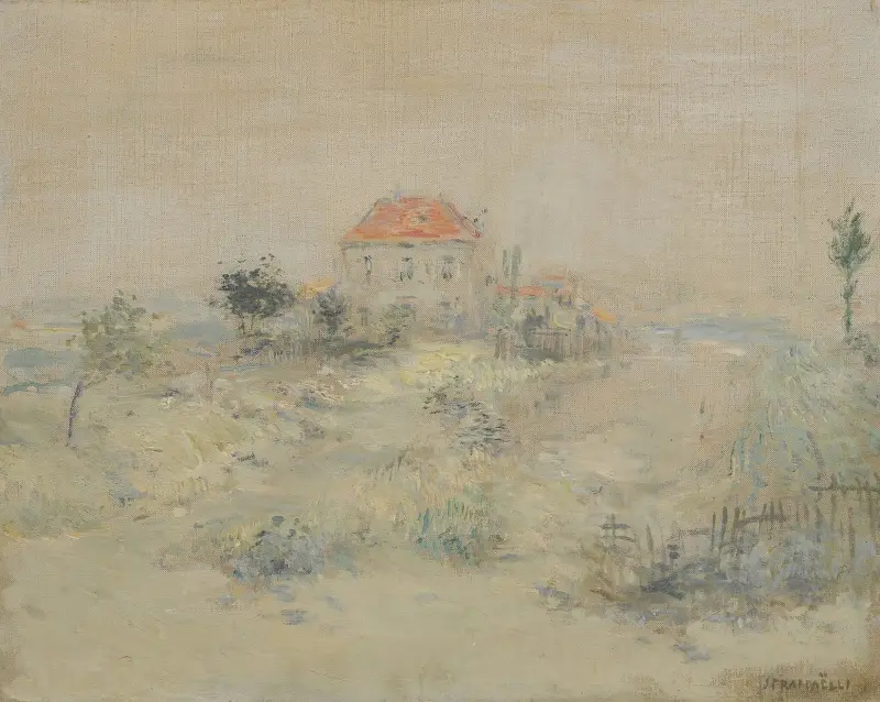 Villan – Områdena kring Paris av Jean François Raffaëlli
