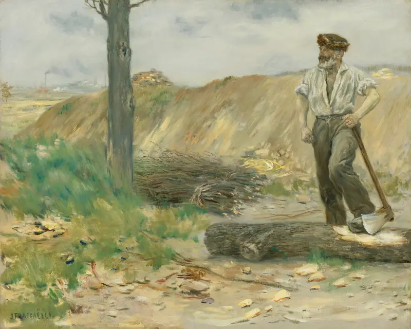 Skogsarbetaren av Jean François Raffaëlli