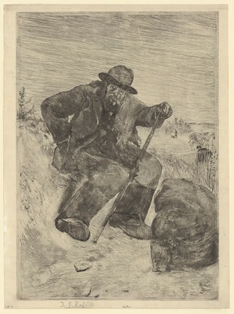 Den utmattade lumpsamlaren av Jean François Raffaëlli