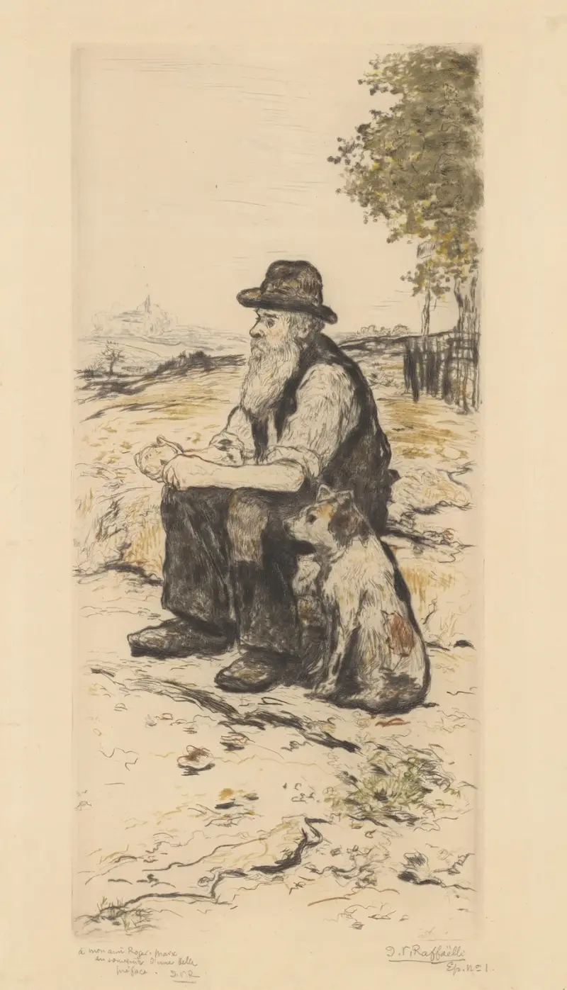 Dwaj przyjaciele, Jean François Raffaëlli