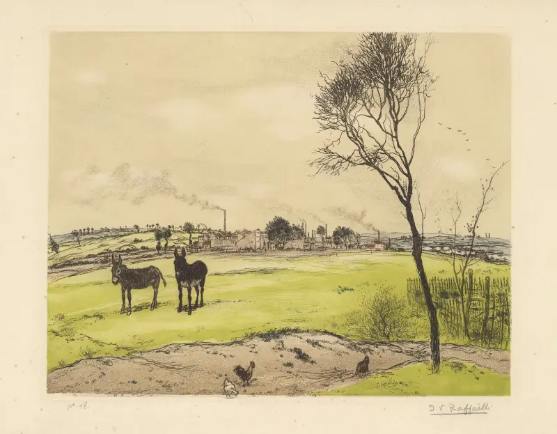 Die kleinen Esel von Jean François Raffaëlli