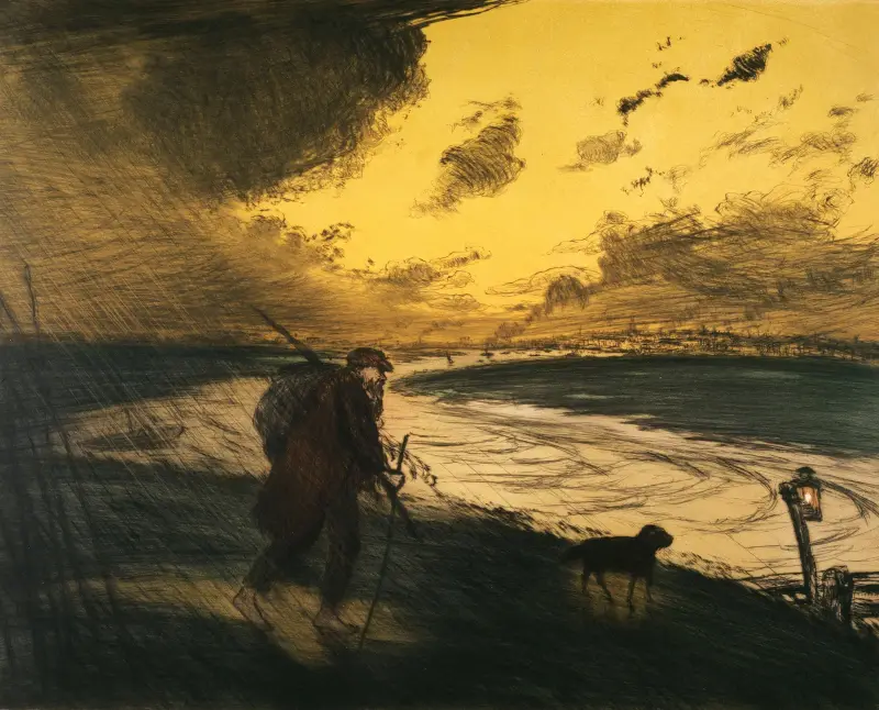 Das Gewitter, 1907 von Jean François Raffaëlli