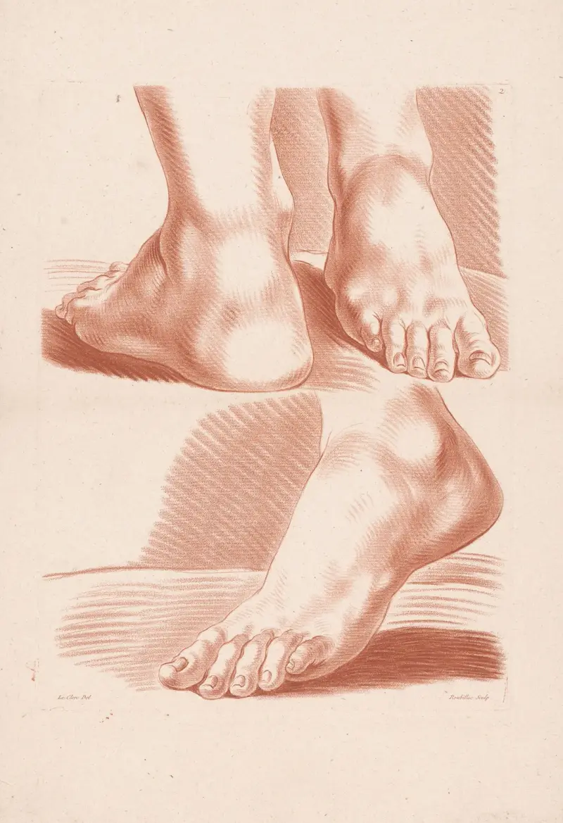 Three feet., Louis-François Roubiliac