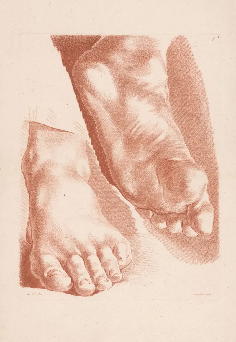 Dvě nohy, 1749 – Nr. 4, Louis-François Roubiliac