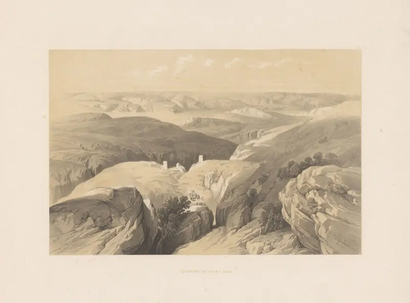Klášter Mar Saba, François Stroobant