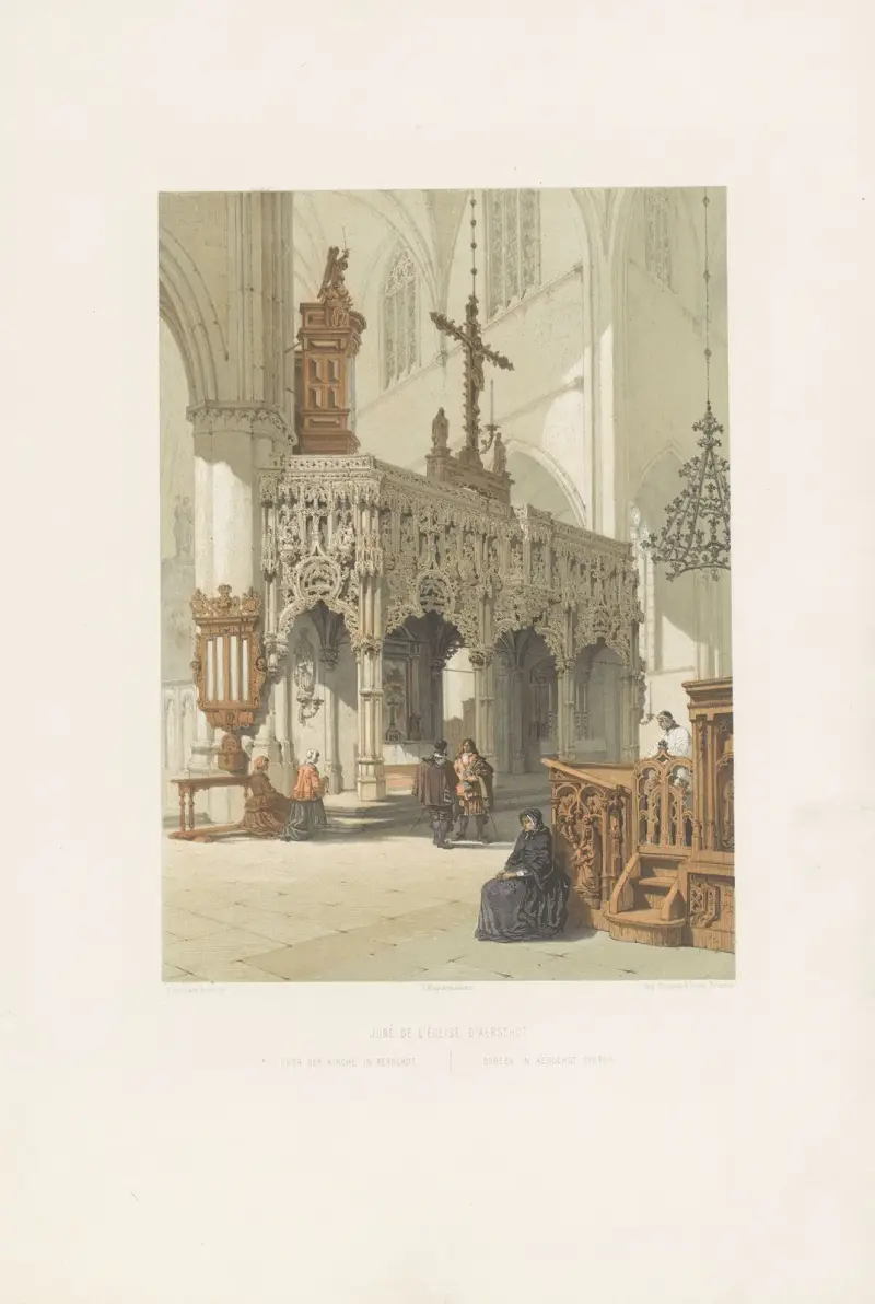 Skärm i Aerschot kyrka av François Stroobant