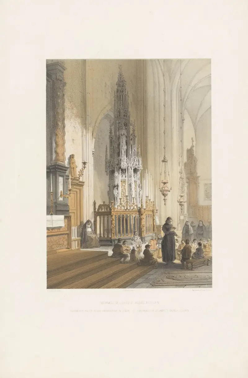 Tabernaklet i S:t Jakobs kyrka, Leuven av François Stroobant