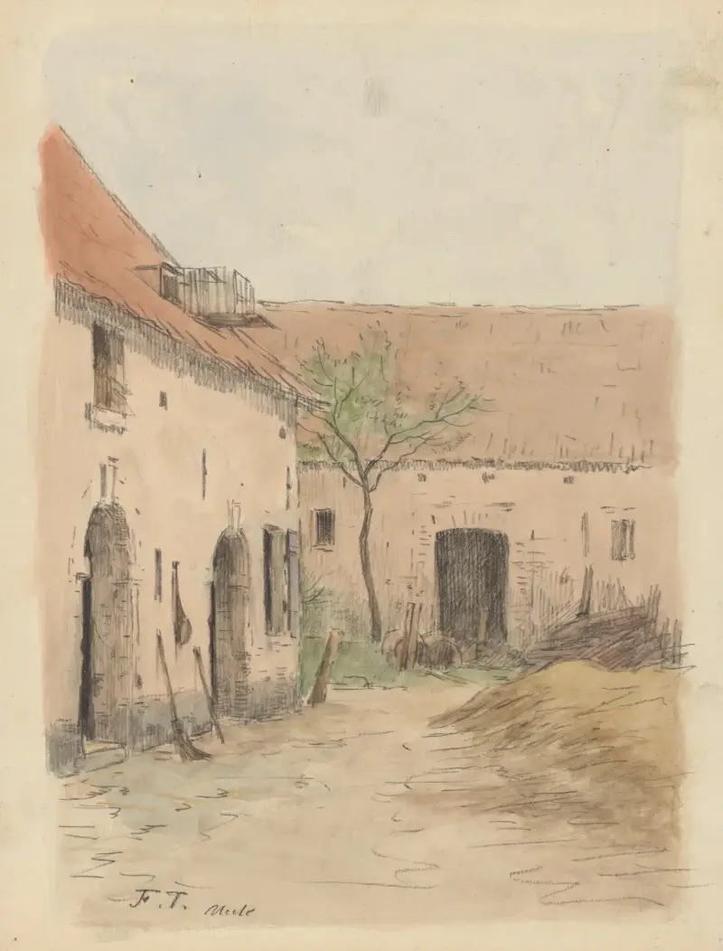 Cour de ferme à Uccle av Jean-François Taelemans