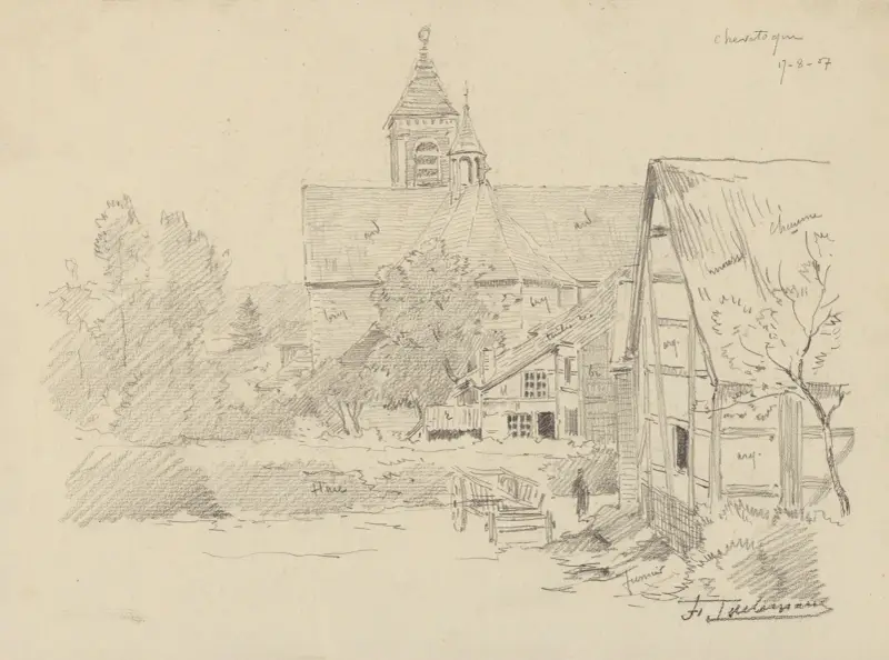 Kyrkan och byn Chevetogne (med anteckningar) av Jean-François Taelemans