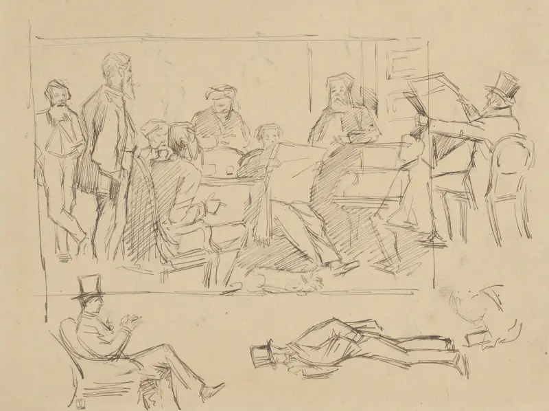 Studier av mansfigurer av Jean-François Taelemans