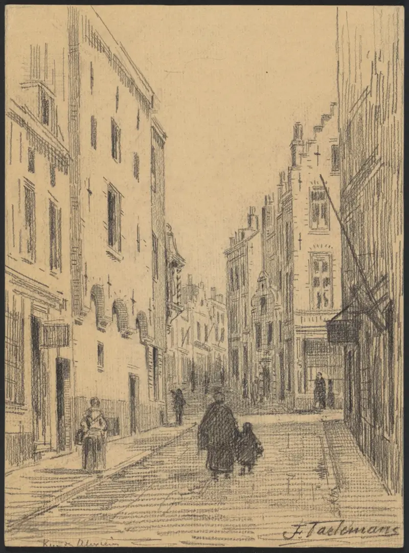 Rue des Alexiens i Bryssel av Jean-François Taelemans