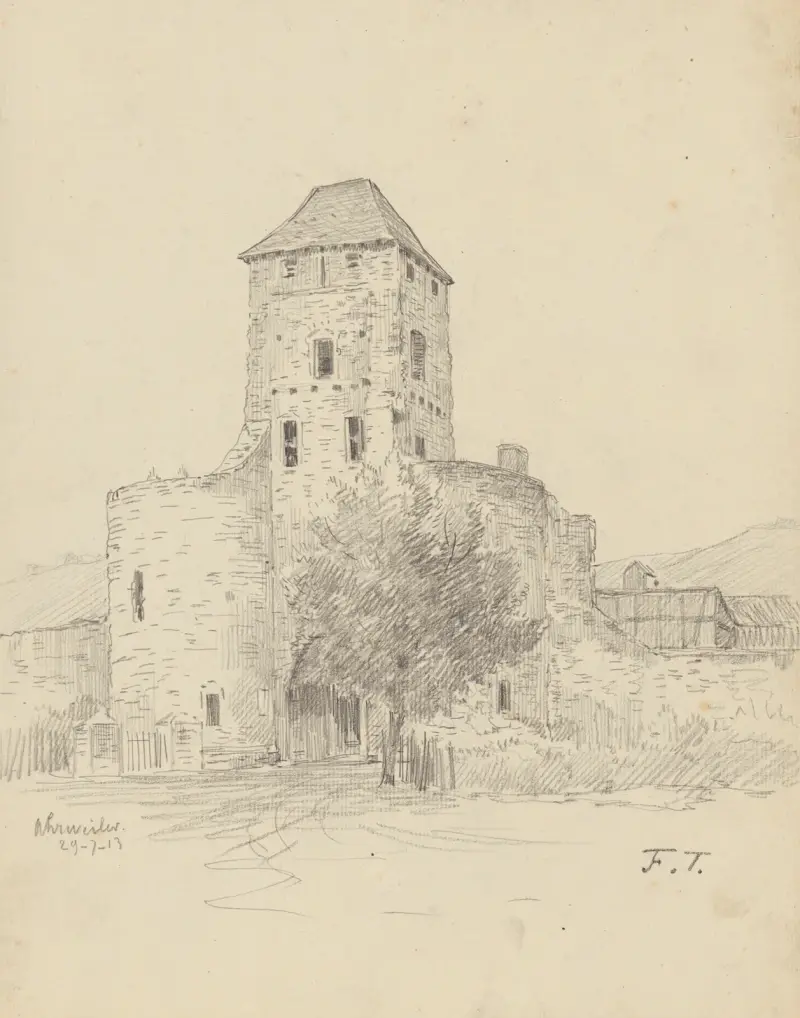 Gammalt torn (port) i Ahrweiler (Tyskland) av Jean-François Taelemans