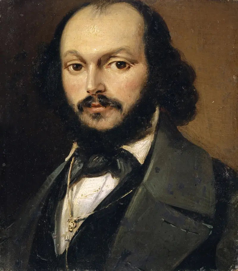 Portrait of a Bearded Man av Frank Buchser