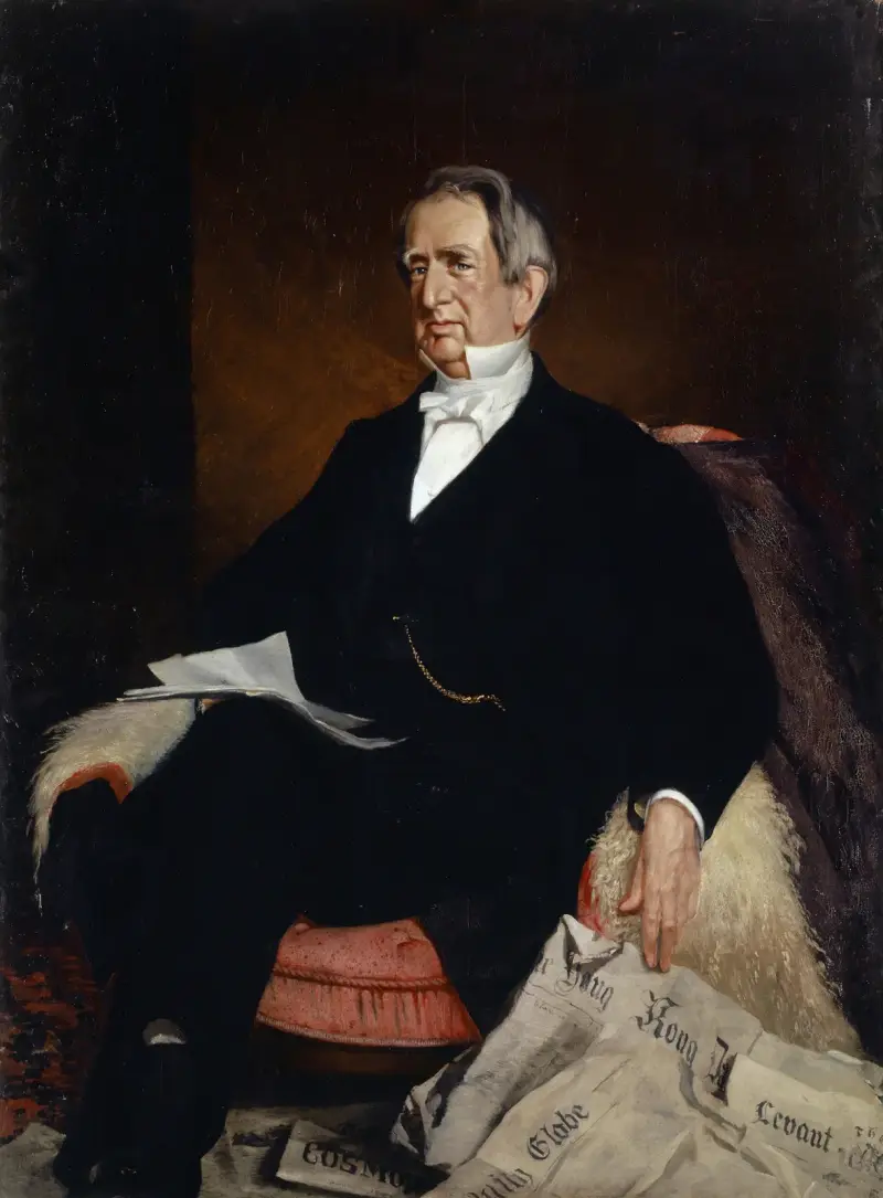 Portrait of U.S. Secretary of State William H. Seward av Frank Buchser
