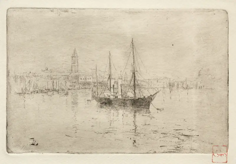 Grand Canal, Venice, 1883 av Frank Duveneck
