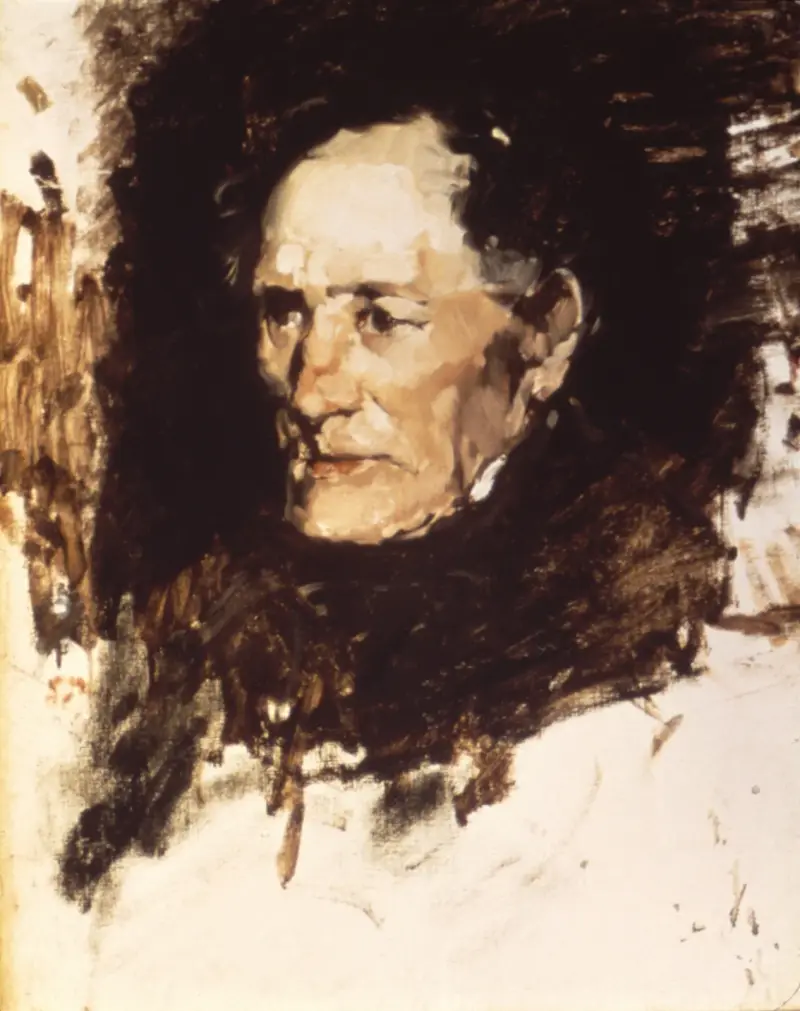 Porträtt av en gammal man av Frank Duveneck