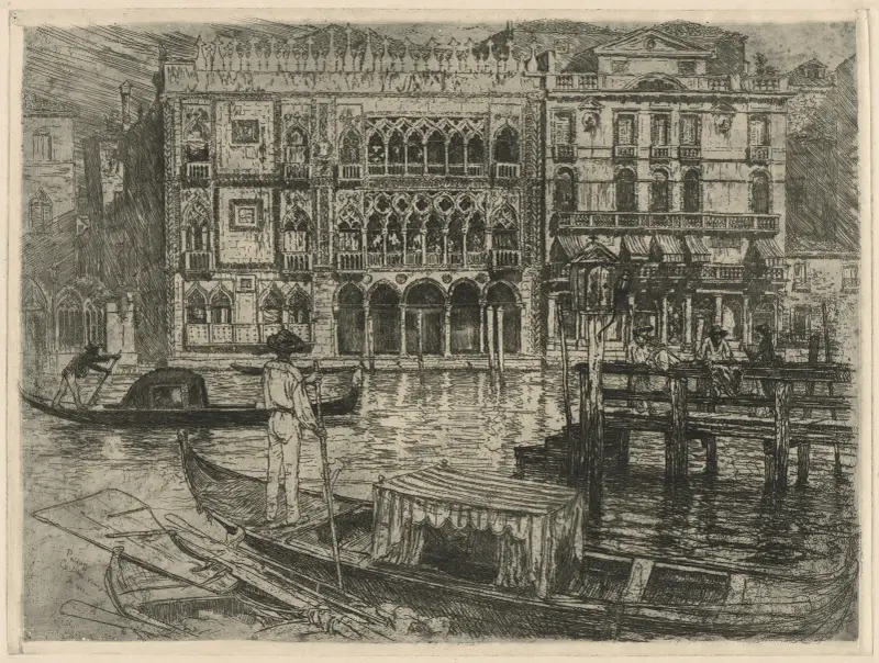Palazzo ca' d'Oro, Frank Duveneck