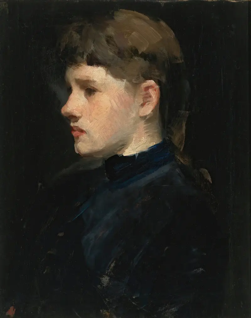 Portrait Of A Lady av Frank Duveneck