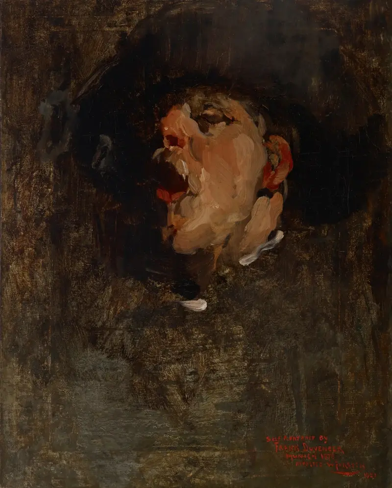 Autoportrét, 1878, Frank Duveneck
