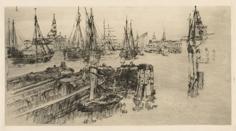 Lodní doprava – u Giudeccy, Frank Duveneck