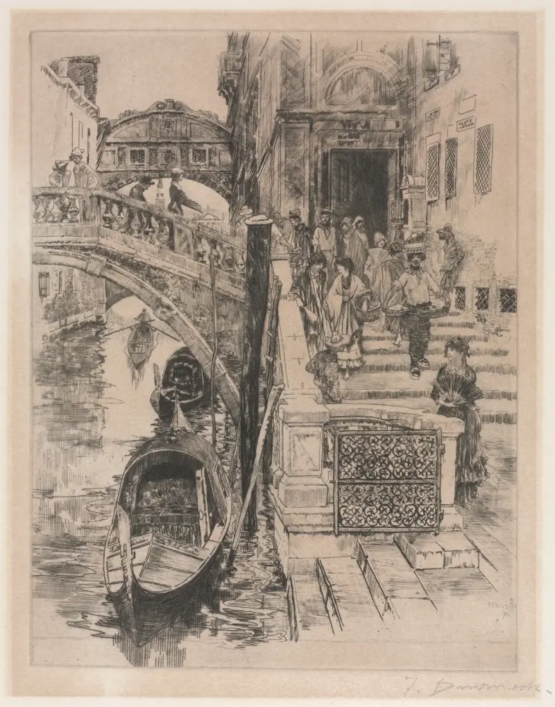 The Bridge of Sighs av Frank Duveneck