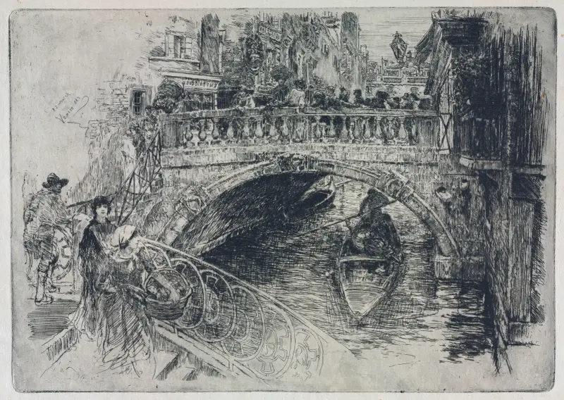Venetianische Brücke von Frank Duveneck
