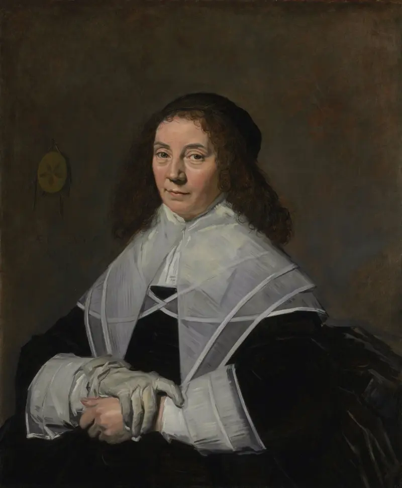 Dorothea Berck (1593-1684), wife of Joseph Coymans (1591-after 1660) av Frans Hals