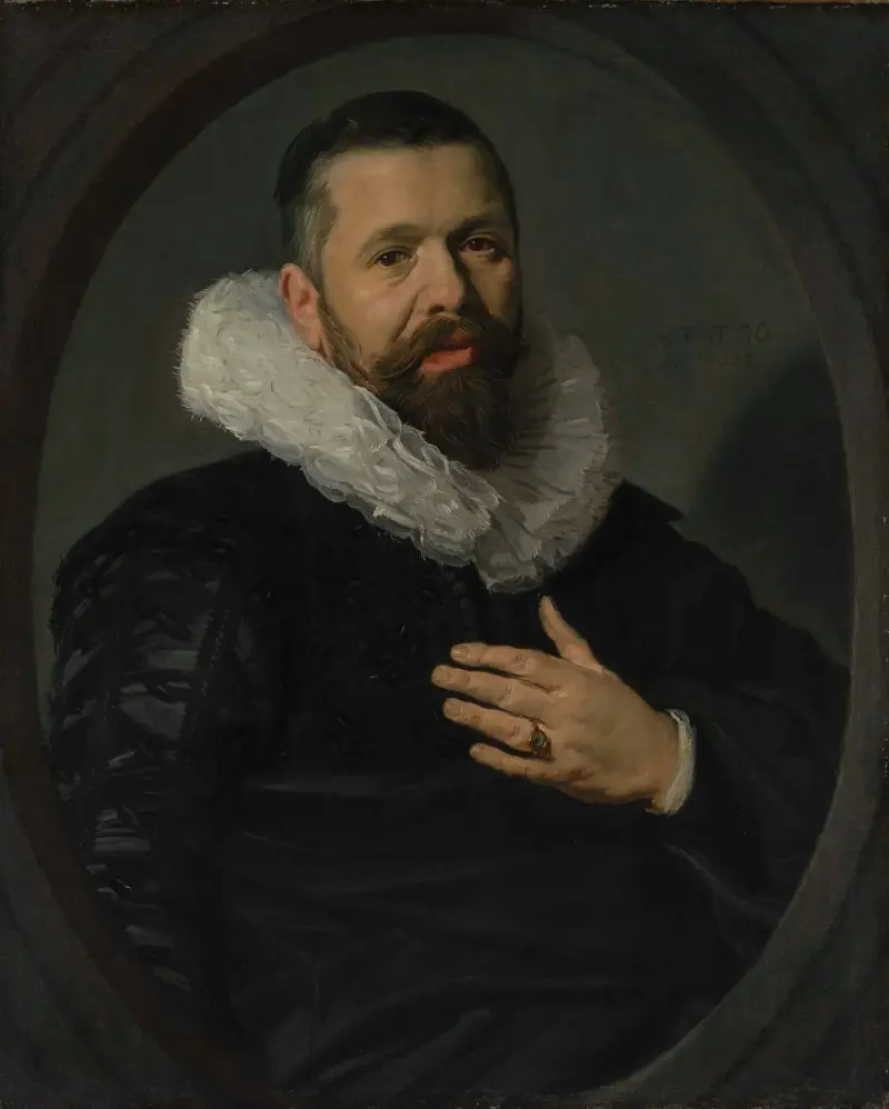 Portrait of a Bearded Man with a Ruff av Frans Hals