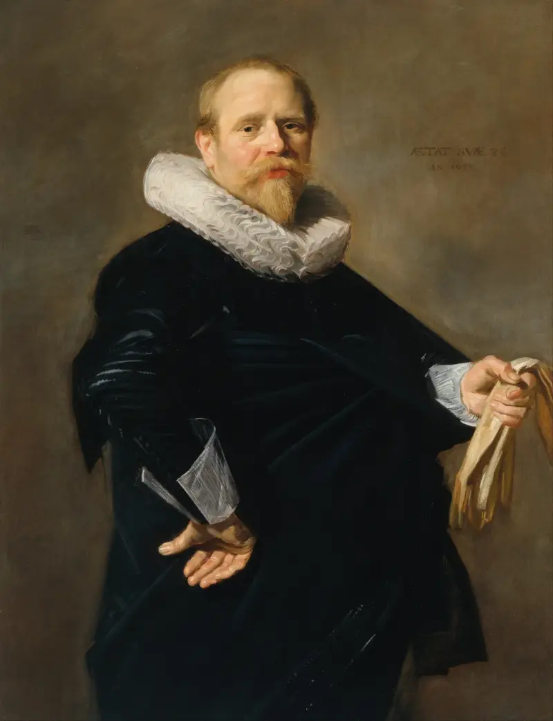 Portrait of a Man – nr 1 av Frans Hals