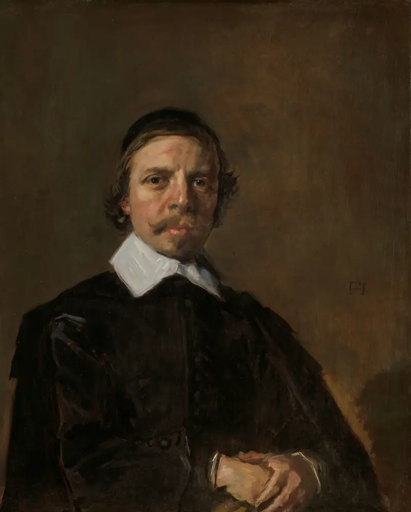 Portrait of a Man, possibly a Clergyman av Frans Hals