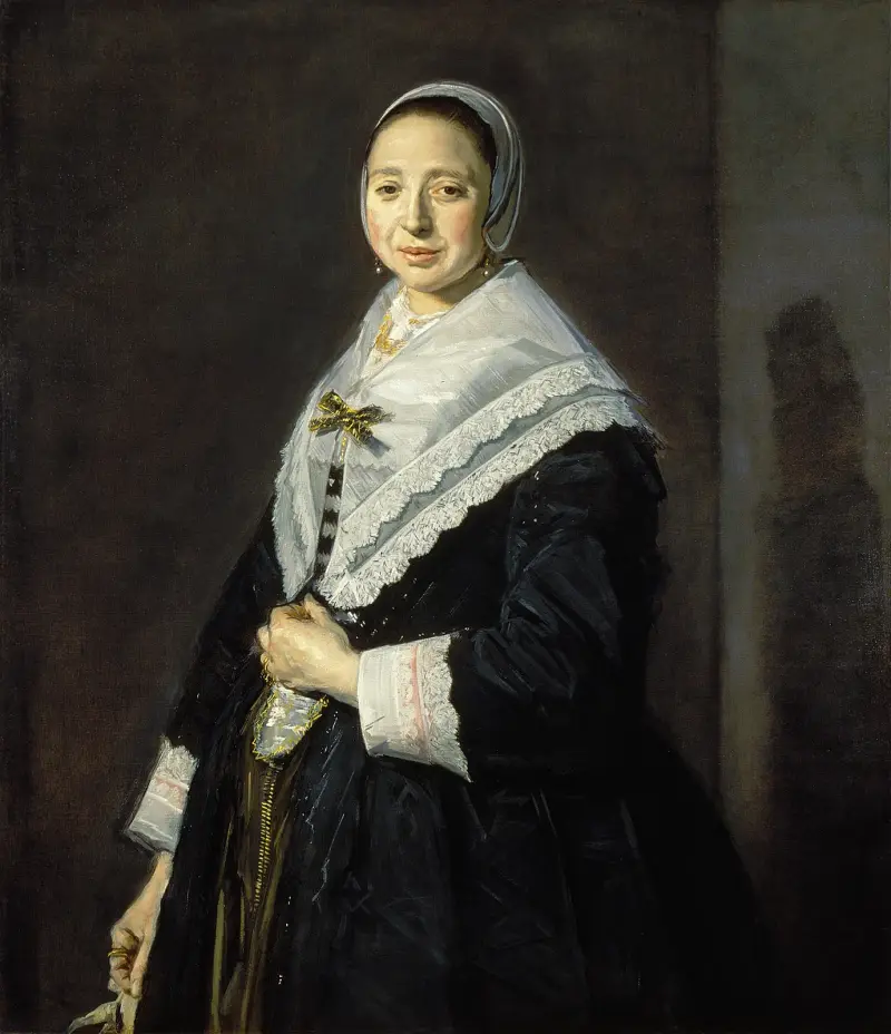 Porträtt av en kvinna, 1650 – nr 1 av Frans Hals