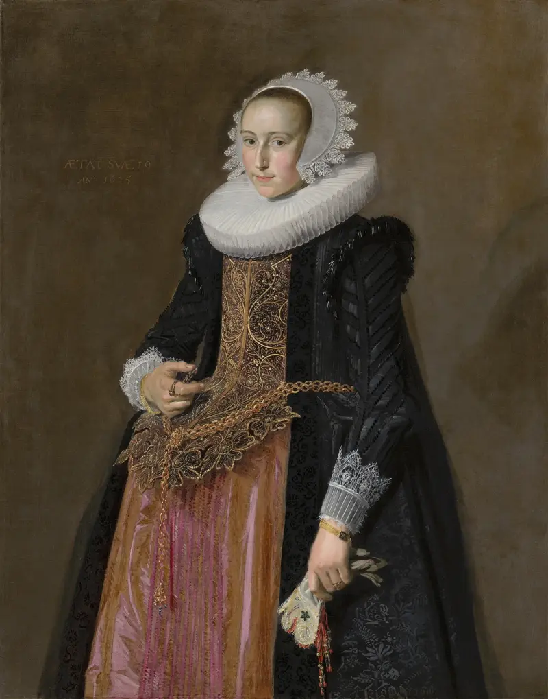 Portrait of Aletta Hanemans av Frans Hals