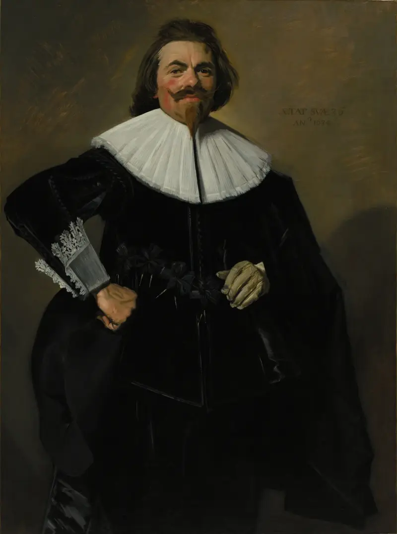 Portrait of Tieleman Roosterman av Frans Hals