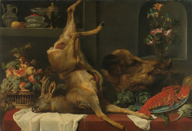 Larder Still life av Frans Snyders