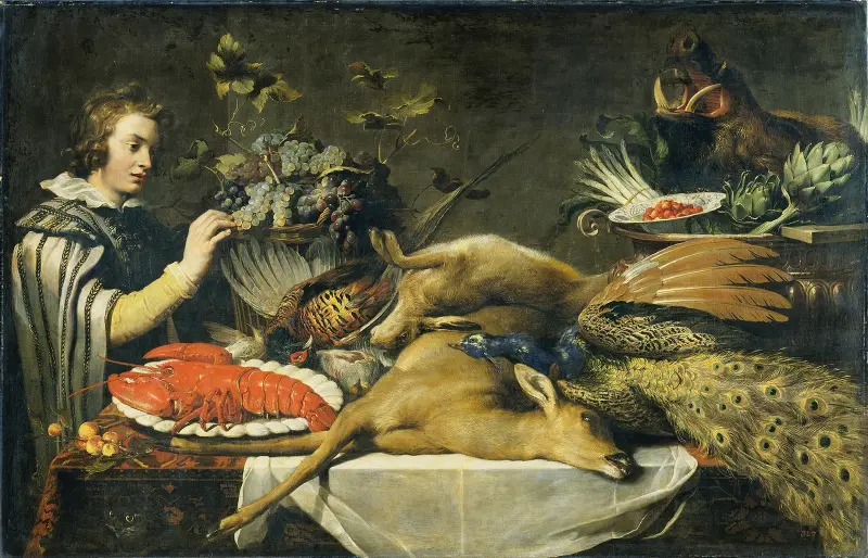 Pantry Scene with a Page (probably 1612) av Frans Snyders