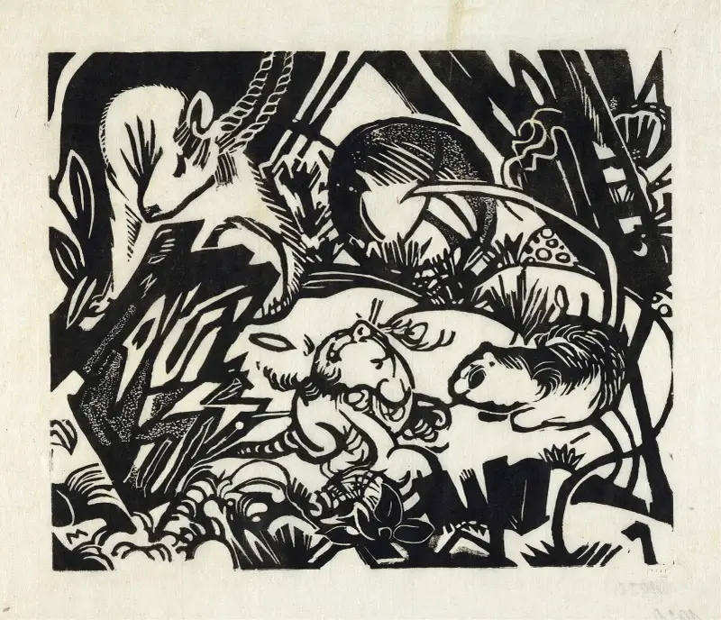 Tierlegende von Franz Marc