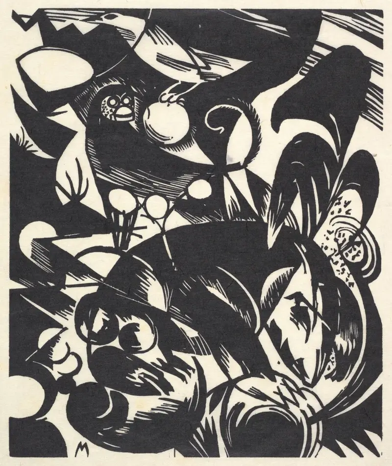 Stvoření I, Franz Marc