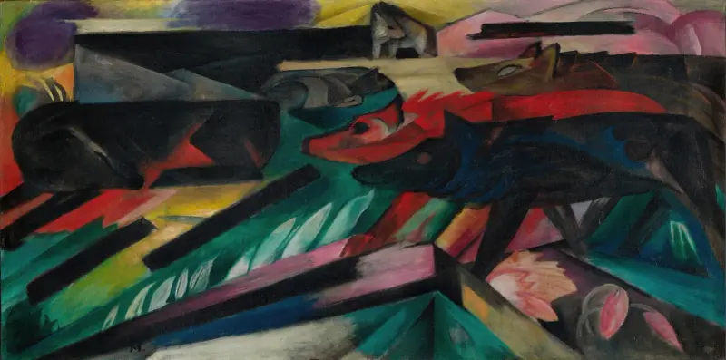 Wilki (wojna bałkańska), Franz Marc