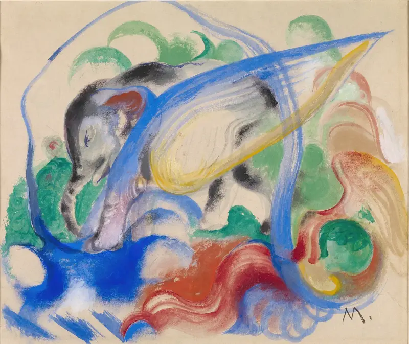 Fairy Animal av Franz Marc