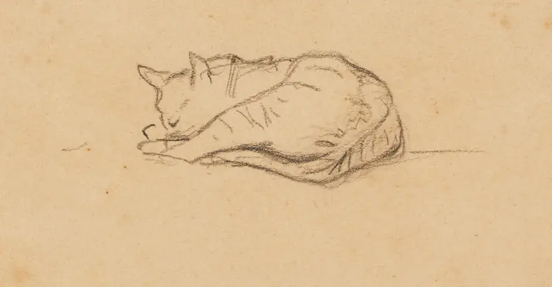 Małe studium kota, Franz Marc