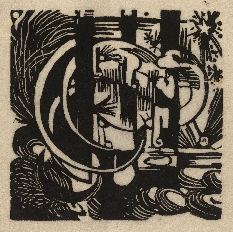 Jaszczurki, 1912 – nr 1, Franz Marc