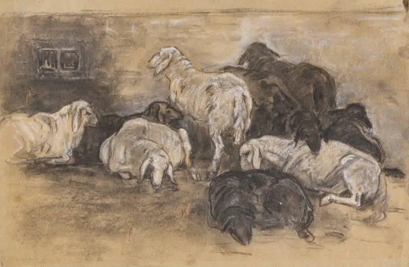 Schafgruppe von Franz Marc