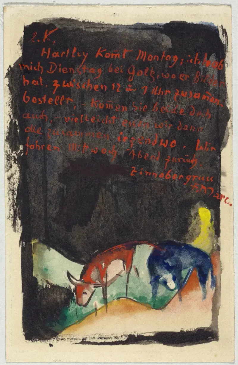 Vermilion von Franz Marc