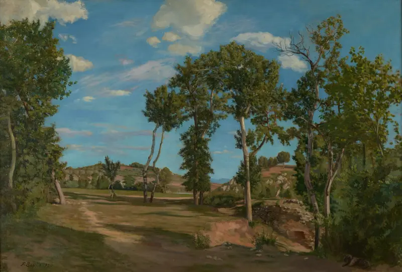 Landscape by the Lez River av Frédéric Bazille