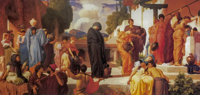 Zajatá Andromaché, Frederic Leighton